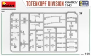 Mini Art 35397 TOTENKOPF Division 'KHARKOV 1943' RESIN HEADS