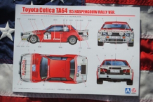 BEEMAX B24021 No.22 Toyota TA64 Celica '85 HASPENGOUW Rally Ver.