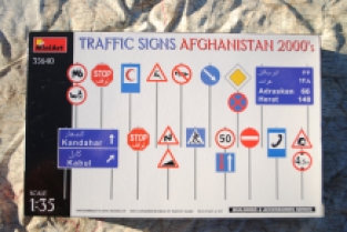 Mini Art 35640 TRAFFIC SIGNS AFGHANISTAN 2000’s