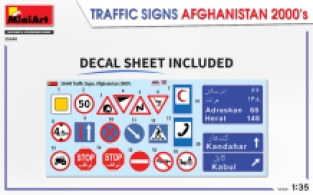 Mini Art 35640 TRAFFIC SIGNS AFGHANISTAN 2000’s