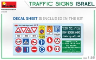 Mini Art 35653 TRAFFIC SIGNS ISRAEL