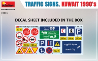 Mini Art 35631 TRAFFIC SIGNS KUWAIT 1990's