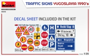 Mini Art 35643 TRAFFIC SIGNS. YUGOSLAVIA 1990’s