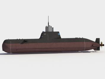 Wolfpack WP13501 Type 214 Class Submarine German Diesel-Electric Submarine 