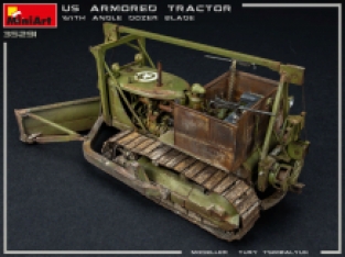 Mini Art 35291 U.S. Armored TRACTOR with Angle Dozer Blade