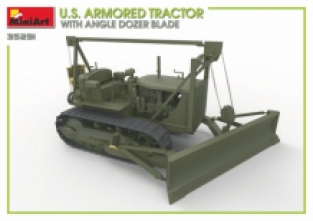 Mini Art 35291 U.S. Armored TRACTOR with Angle Dozer Blade