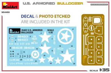 MiniArt 35403 U.S. Armoured Bulldozer / Caterpillar D7