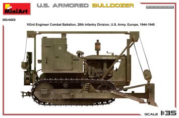 MiniArt 35403 U.S. Armoured Bulldozer / Caterpillar D7