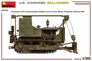 MiniArt 35403 U.S. Armoured Bulldozer / Caterpillar D7