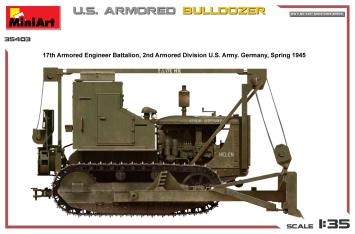 MiniArt 35403 U.S. Armoured Bulldozer / Caterpillar D7