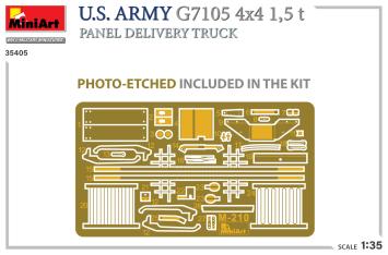 MiniArt 35405 U.S. Army G7105 4x4 1,5 t Panel Delivery Truck