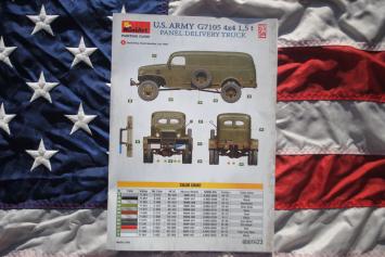 MiniArt 35405 U.S. Army G7105 4x4 1,5 t Panel Delivery Truck