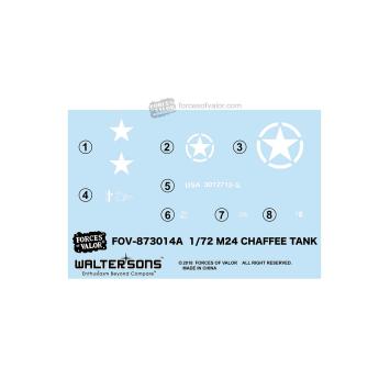Forces of Valor 873014A U.S. light tank M24 