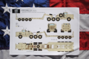 MENG SS-013 U.S. M119 C-HET (8X8) & M747 Heavy Equipment Semi-Trailer