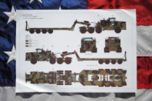 MENG SS-013 U.S. M119 C-HET (8X8) & M747 Heavy Equipment Semi-Trailer