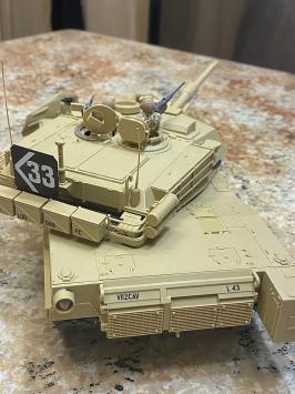 Tamiya 35158 U.S. M1A1 Abrams with Mine Plow