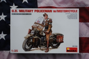 Mini Art 35168 U.S. MILITAIRY POLICEMEN with MOTORCYCLE
