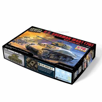Forces of Valor 873016A U.S. Sherman M4A1 (76) Tank with Casted Hull