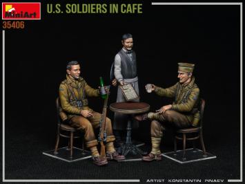 MiniArt 35406 U.S. Soldiers in Cafe