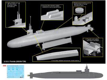 Dragon 1056 U.S.S. Florida SSGN 728