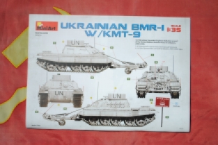 Mini Art 37043 Ukrainian BMR-I with KMT-9