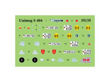 ICM 35135 Unimog S 404 German military truck