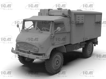 ICM 35136 Unimog S 404 with box body 'Koffer'