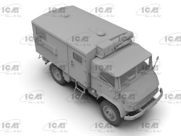 ICM 35136 Unimog S 404 with box body 'Koffer'