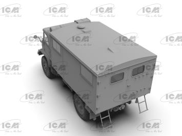 ICM 35136 Unimog S 404 with box body 'Koffer'