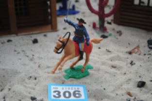 Timpo Toys B.306 Union Army Soldier riding American Civil War  US 7th Cavalry 2nd version 