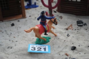 Timpo Toys B.321 Union Army Soldier riding American Civil War / US 7th Cavalry 2nd version 