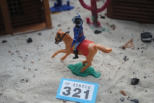 Timpo Toys B.321 Union Army Soldier riding American Civil War / US 7th Cavalry 2nd version 
