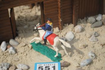 Timpo Toys B.551 Union Army Soldier riding American Civil War / US 7th Cavalry 2nd version 