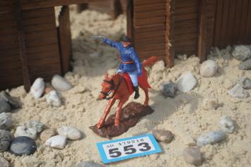 Timpo Toys B.553 Union Army Soldier riding American Civil War / US 7th Cavalry 2nd version 