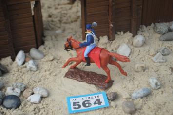 Timpo Toys B.564 Union Army Soldier riding American Civil War / US 7th Cavalry 2nd version 