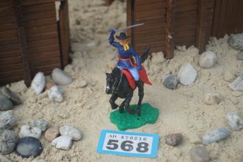 Timpo Toys B.568 Union Army Soldier riding American Civil War / US 7th Cavalry 2nd version 