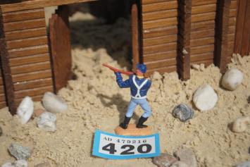Timpo Toys B.420 Union Army Soldier standing American Civil War / US 7th Cavalry 2nd version