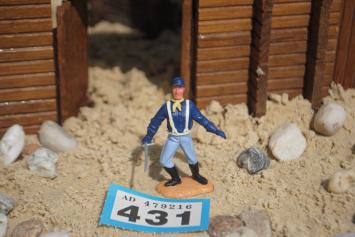 Timpo Toys B.431 Union Army Soldier standing American Civil War / US 7th Cavalry 2nd version 