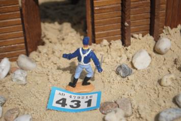 Timpo Toys B.431 Union Army Soldier standing American Civil War / US 7th Cavalry 2nd version 