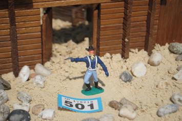 Timpo Toys B.501 Union Army Soldier standing American Civil War / US 7th Cavalry 2nd version 