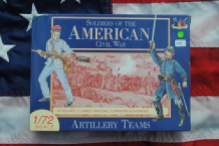 Accurate Figures LTD. 7204 Union Artillery Teams \'American Civil War\'