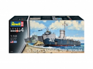 Revell 05169 US NAVY LANDING SHIP MEDIUM with Bofors 40mm Gun