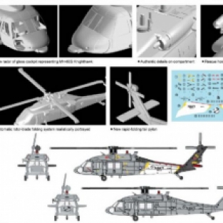 Dragon 4605 US NAVY MH-60S KNIGHTHAWK