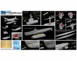 Riich Models RS20001 USS GATO SS-212 '1942' with OS2U-3 Kingfish