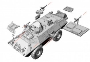 ACE 72431 V-100 'XM-706 E1' Armored Patrol Car