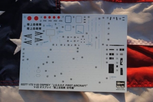 Hasegawa 02277 V-22 OSPREY 