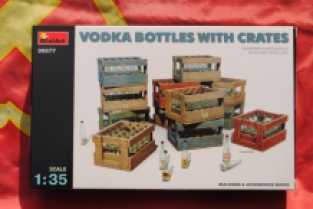 Mini Art 35577 VODKA BOTTLES with CRATES