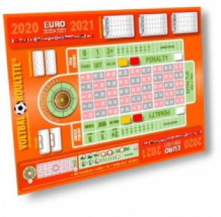 VR BASIC VERSIE (A4) VOETBAL ROULETTE VR BASIC versie 'Oranje' EURO 2020-2021