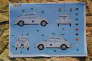 Revell 07666 VW BEETLE POLICE 'Netherlands & Belgium'