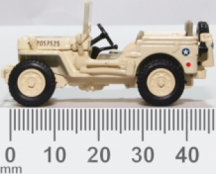 Oxford 76WMB007 Willys Jeep MB 'USAAF Tunisia 1943'